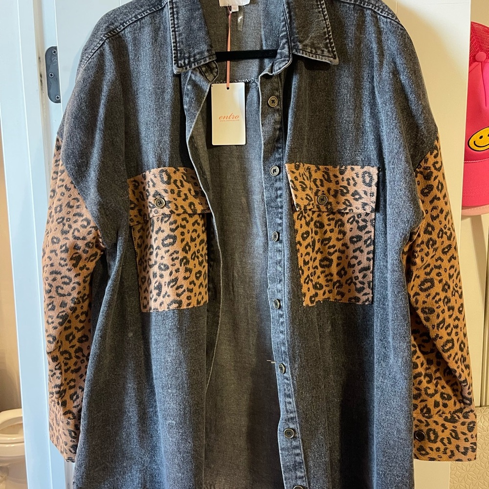 Entro Denim Shacket